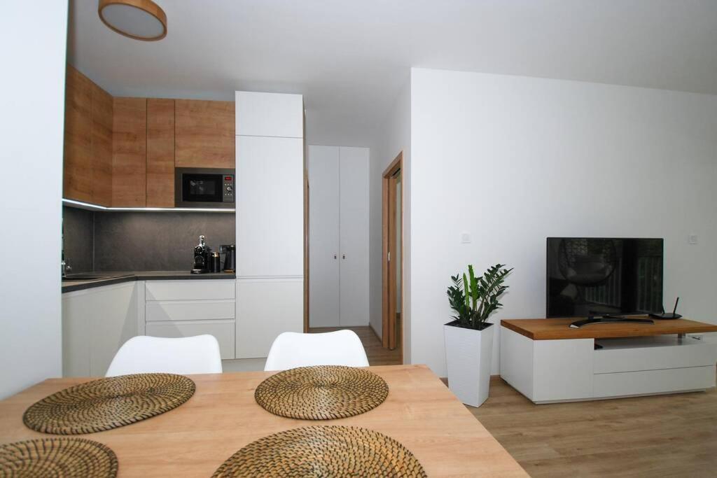 Lipnoport Lakeside Apartment リプノ・ナト・ヴルタヴォウ エクステリア 写真